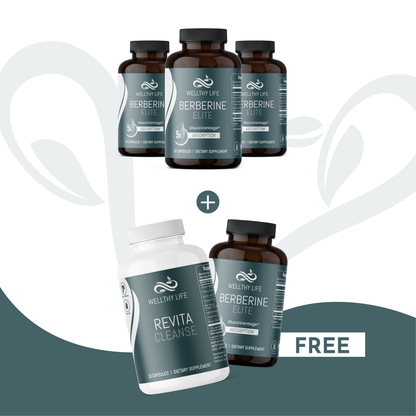 3 Berberine Elite + 1 Berberine Elite and 1 Revita Cleanse for FREE