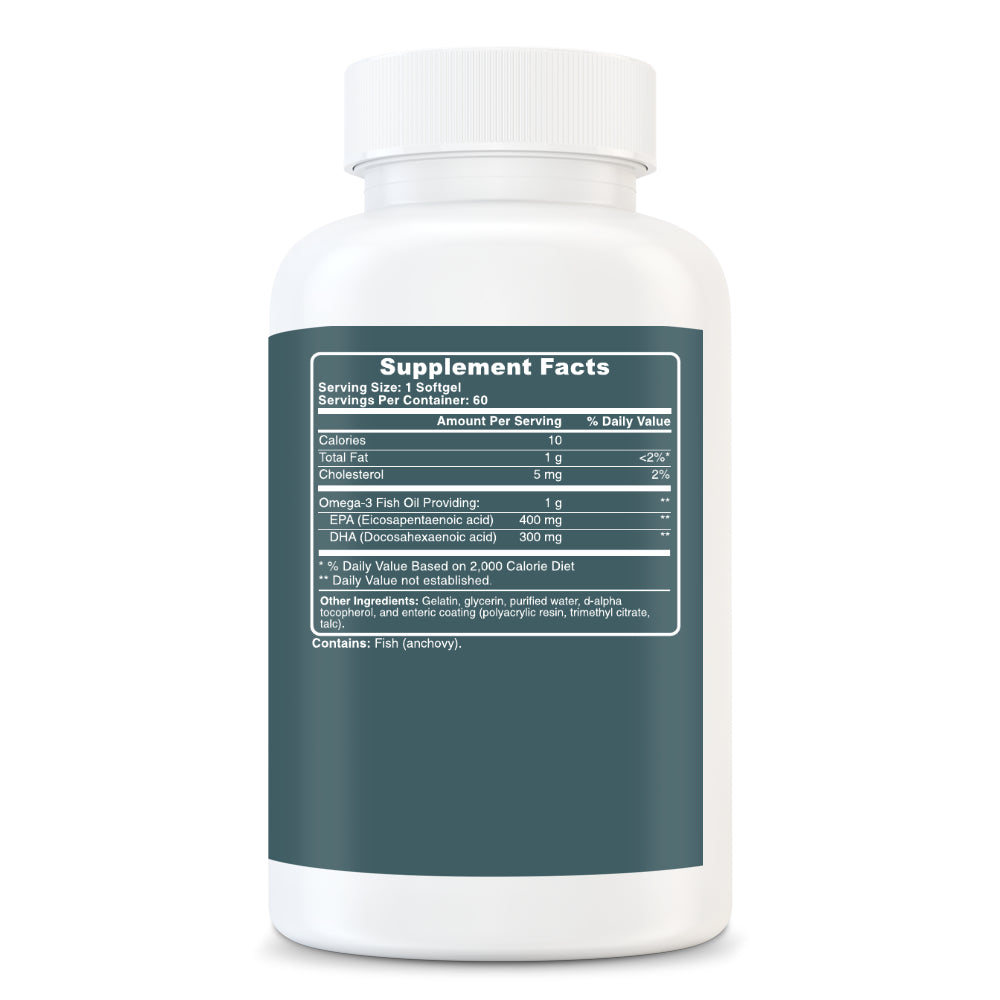 Enteric Coated Fish Oil 1000mg